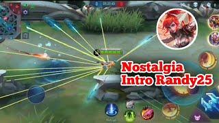 NOSTALGIA!! INTRO RANDY25 GAMING TOP GLOBAL FANNY - MLBB