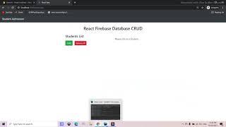 a simple CRUD app using React & Firebase