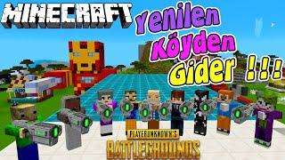 YENİLEN KÖYDEN GİDER MiNECRAFT PUBG SAVAŞLARI - SuperAbuzi Minecraft