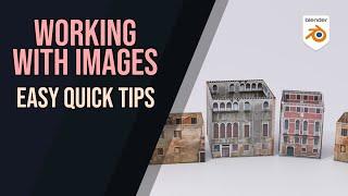 Working with Images in Blender - Image as Planes - Quick Tip