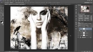 Using Scary Textures in Photoshop - Video Demo from Photobacks