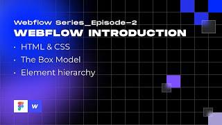Webflow Introduction | HTML & CSS | The Box Model | Element Hierarchy | Episode - 2