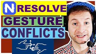 Resolving Gesture Conflicts in NativeScript