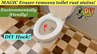 Get rust stains out of toilet - Environmentally friendly!