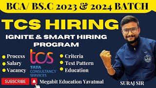 TCS B.Sc , BCA Ignite & Smart Hiring – Batch of 2023 & 202 BY Suraj Sir | Marathi #tcs @Megabitedu