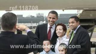 President Obama at Heathrow