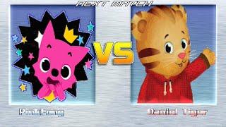 M.U.G.E.N BATTLES | Pinkfong vs Daniel Tiger