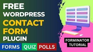 Best Free WordPress Contact Form Plugin | Forminator Plugin Tutorial | Create Forms, Quiz & Polls