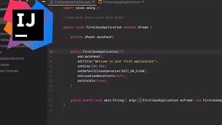 Create Your First Java Application using IntelliJ Idea