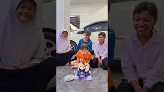 Tiup Lilin Roti Ulang Tahun #birthday #shorts #video #trending - Elsha Family