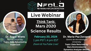 NfoLD Think Tank: Mars 2020 Science Results