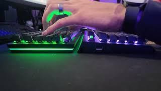 Sound Test - Razer Blackwidow Elite (Green) vs Razer Huntsman Elite (Purple)