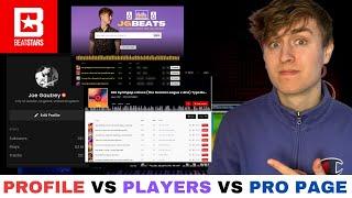 How Should You Sell Beats On Beatstars In 2023? (Profile vs Pro Page x Players)