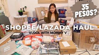 ANONG NAIPON KO MULA AUGUST? VUDOL with Mommy V! Shopee & Lazada budol finds | AustriaFamilyVlogs