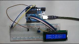 How to make a Digital Thermometer using Arduino, LM35 Temperature Sensor and LCD Display