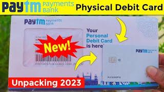 paytm payment bank debit card unboxing 2023 | paytm debit card unboxing | paytm atm card unpacking