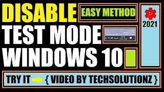 How to Remove Test Mode in Windows 10 Disable Test Mode in Windows 10 | Remove Test Mode Windows