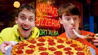 Two Brits try New York Pizza for the first time!!