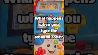 Konami Code VS Fisher Price Toys #gaming #funny #shorts #viral