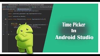How to Implement Time Picker Dialog in Android Studio