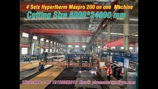 4 sets MAXPRO200 PLASMA CNC CUTTING MACHINE