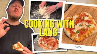 How to Prepare Homemade Pizza + Dough from Scratch | Cooking with Lang