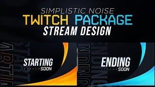 PS Tutorial: Simplistic Stream/Twitch Package: Clean Grain