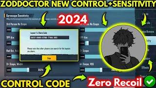 (NEW) zodDOCTOR 3.0 Sensitivity Code /Zoddoctor Control Code |PUBGM/BGMI