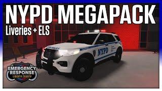 NYPD Livery MegaPack | Liveries + ELS Patterns | Emergency Response Liberty County (ROBLOX)