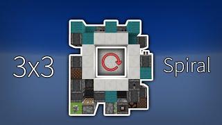 The BEST 3x3 Spiral Door In Minecraft (Not Clickbait)