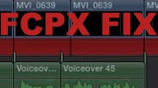 How to fix Final Cut Pro X Red Bar & Missing Media In The Timeline
