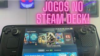 Testando alguns jogos no Steam deck! #leagueoflegends  #dota2