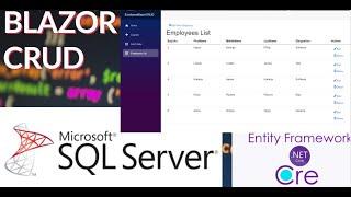 BLAZOR ASP NET CORE CRUD OPERATIONS. CREATE CRUD OPERATIONS USING BLAZOR .NET 7.0