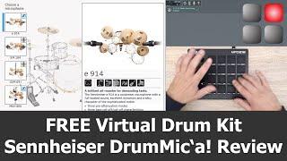 Sennheiser DrumMic'a! Review | FREE Virtual Drum Kit