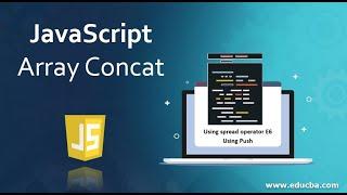 concat Array Method | JavaScript Tutorial - English