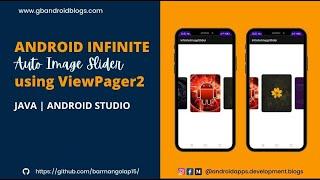 Android Infinite Auto Image Slider using View Pager 2 | Android Studio | Java