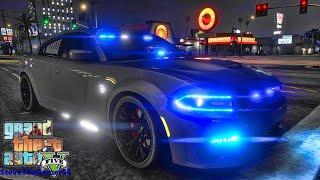 Playing GTA 5 As A POLICE OFFICER Gang Unit Patrol||  GTA 5 Lspdfr Mod|  4K