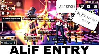 ENTRY INTO THE RANDOM SQUAD || NFALIF YT || PUBG MOBILE