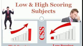 CSS Low and High Scoring Subjects CSS  | high scoring optional subjects css | css subjects guide