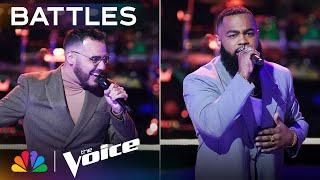 Pablo Herrera & Kolby Cordell Deliver with Their Performance of "Tacones Rojos" | The Voice Battles