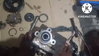 how two power steering assemble