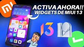 INCREÍBLE!! CÓMO obtener los Nuevos WIDGETS de MIUI 13 Global!! 