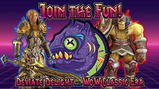 Join Deviate Delight on WoW Classic Era! Epic Adventures Await!