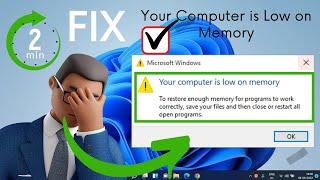 Your computer is low on memory Windows 10 | FIXED Low memory issue