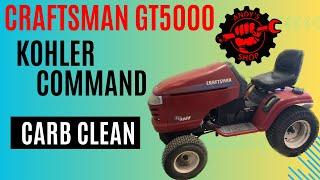 Craftsman GT5000 w/ Kohler Command 25hp engine- Carb Clean