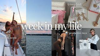 WEEK IN MY LIFE! (typical work week, TJMAXX + HomeGoods Haul, workouts!)