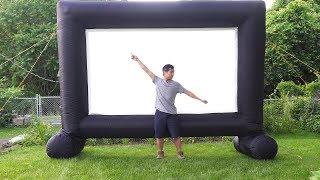 Tusy 14 foot Outdoor Inflatable Movie Projector Screen Review