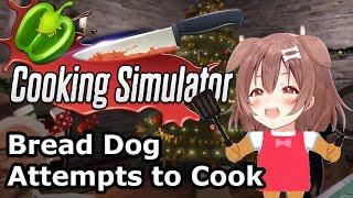 Inugami Korone - Bread Dog Attempts to Cook (Cooking Simulator) [ENG SUB]