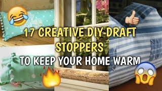 17 CREATIVE DIY DRAFT STOPPERS TO KEEP YOUR HOME WARM THIS WINTER