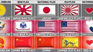 USA vs China vs Japan - Country Comparison